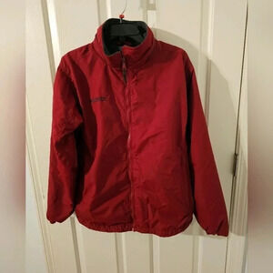 Columbia sportswear jacket Size L wine red Fleece